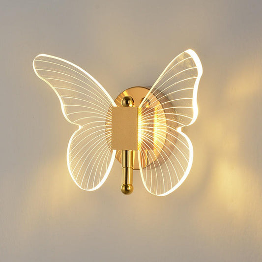 Luz de Pared con Forma de Mariposa