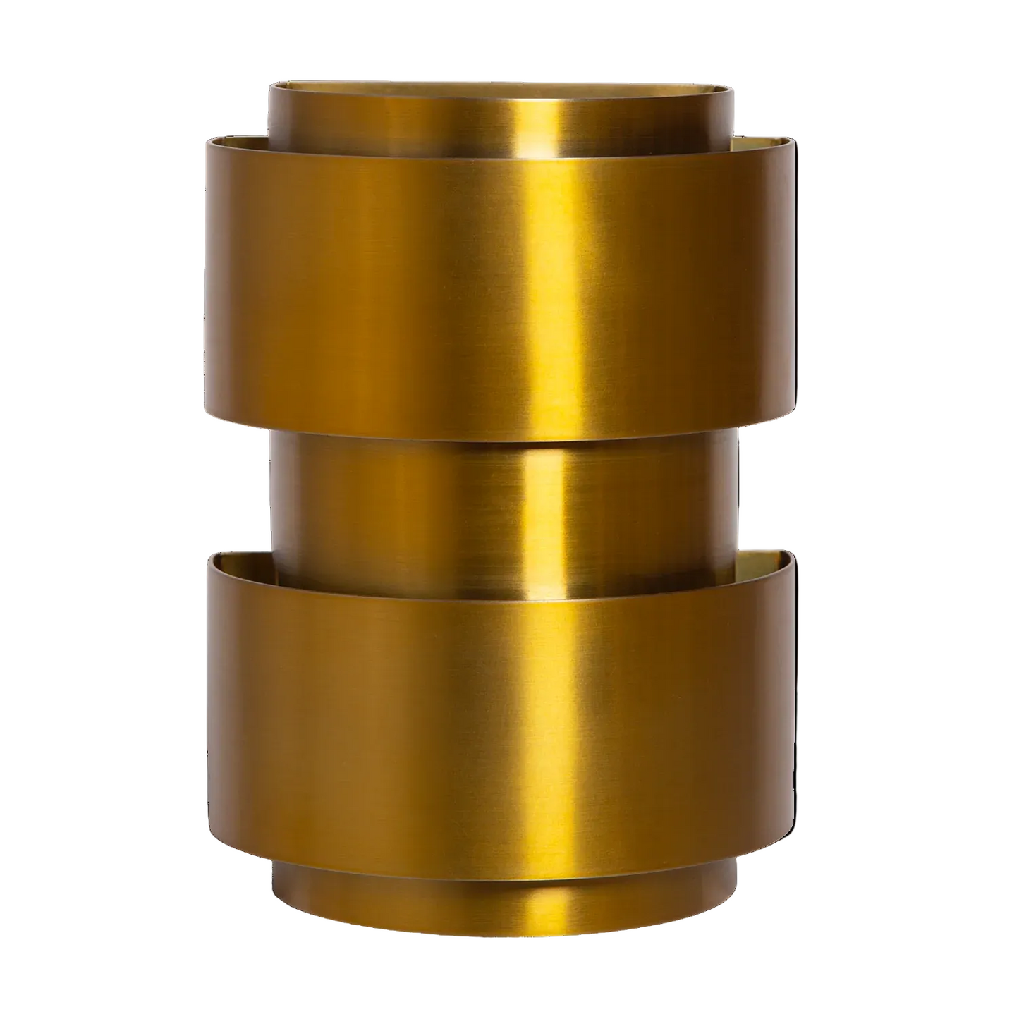 Aplique de Pared con Bandas Metálicas Curvadas