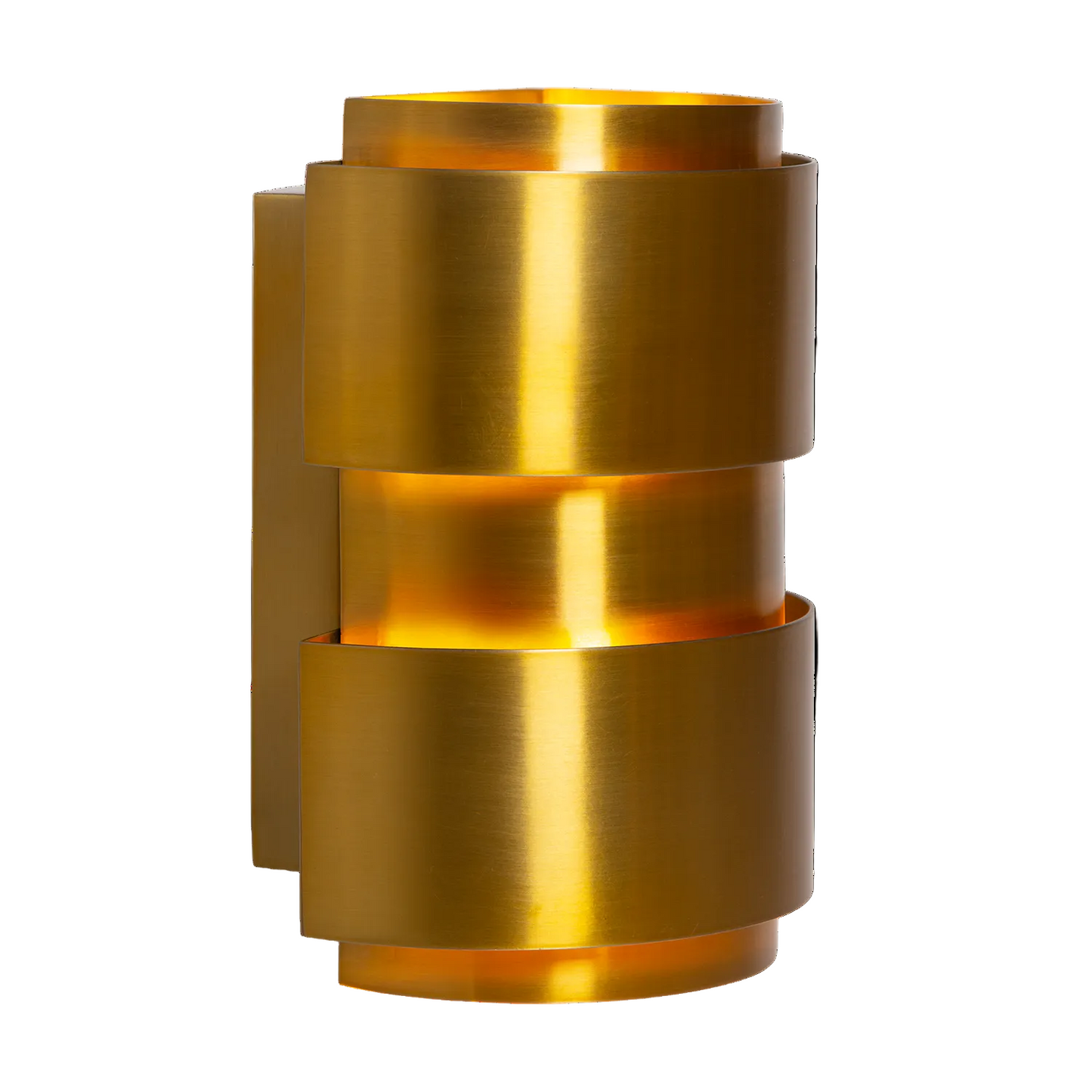 Aplique de Pared con Bandas Metálicas Curvadas