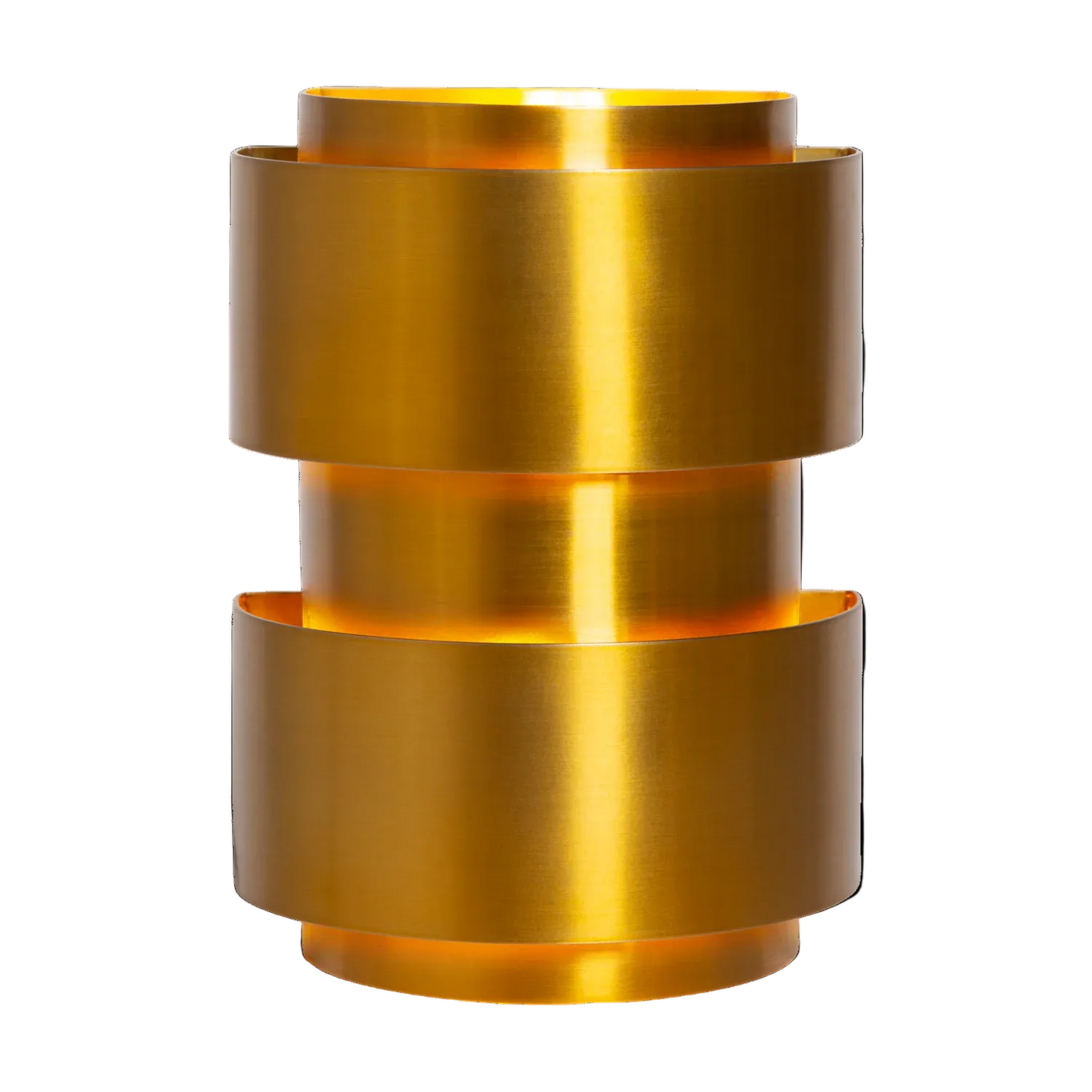 Aplique de Pared con Bandas Metálicas Curvadas