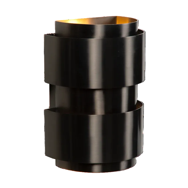 Aplique de Pared con Bandas Metálicas Curvadas