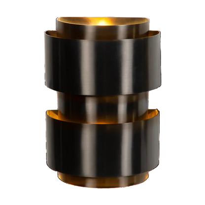 Aplique de Pared con Bandas Metálicas Curvadas