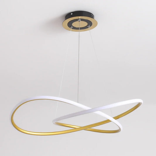 Lámpara Colgante con Anillos Intersectados